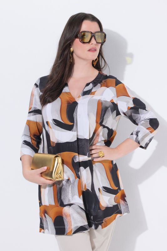 Туника с абстрактен принт