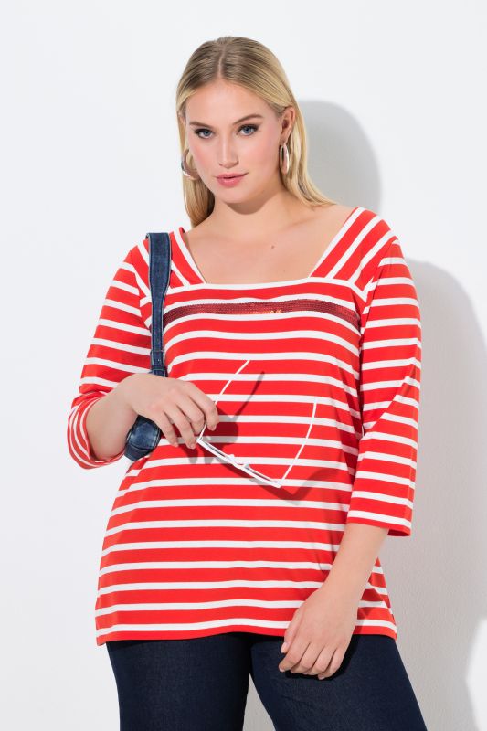 Тениска с микс от райета