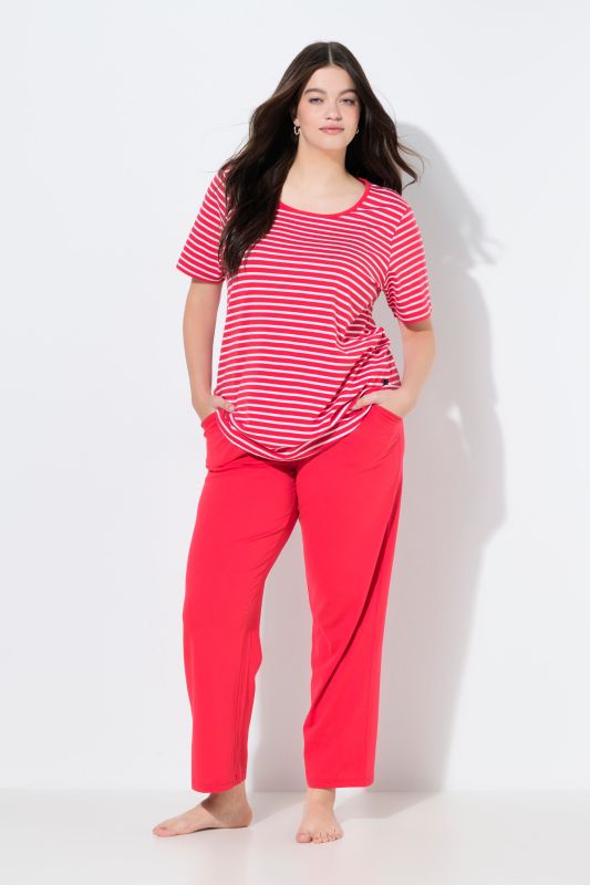 Eco Cotton Striped Pajama Set