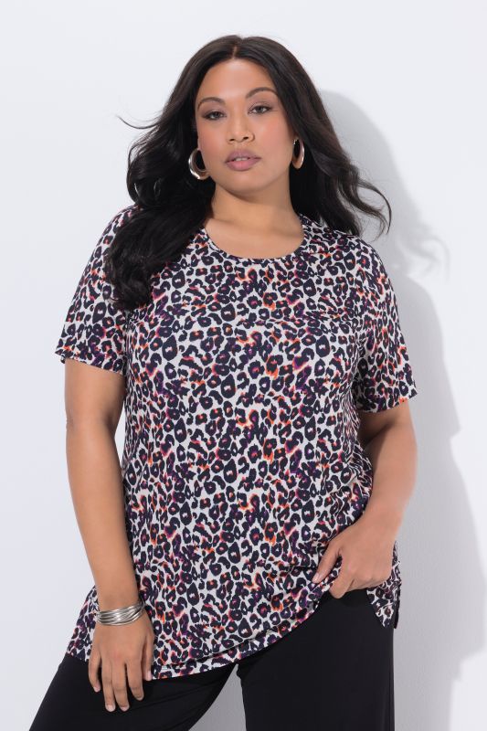 Туника с леопардов принт