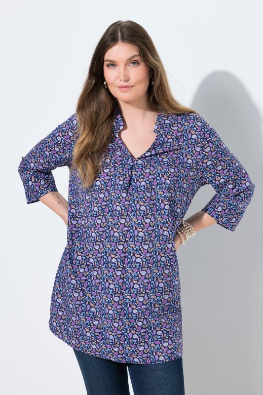 Туника с цветен мотив