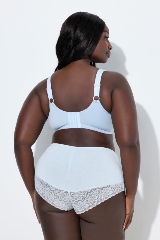 Lace Inset Wirefree Kelly Fit Support Bra