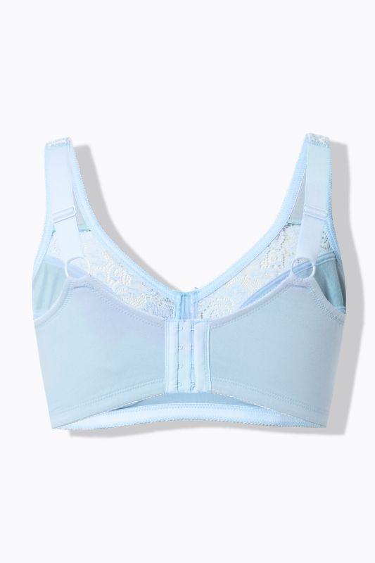 Lace Inset Wirefree Kelly Fit Support Bra