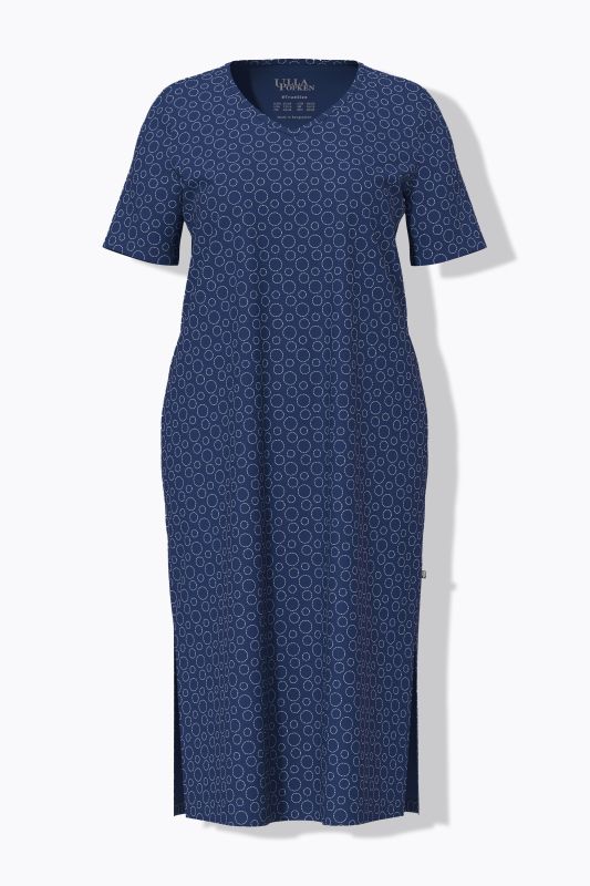 Нощница с принт на кръгове