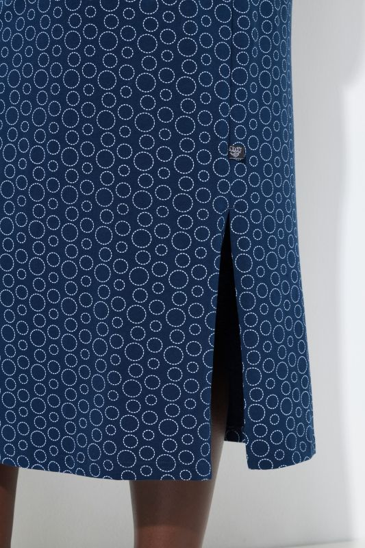 Нощница с принт на кръгове