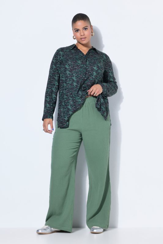 Панталон Palazzo с широки крачоли