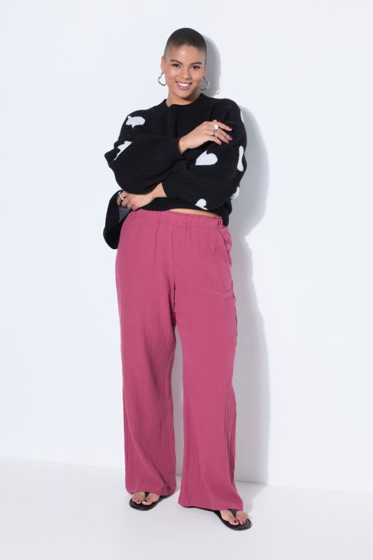 Панталон Palazzo с широки крачоли