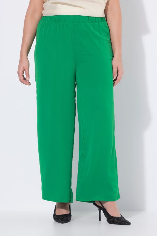 Layered Chiffon Wide Leg Pants