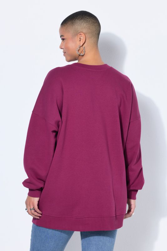 Statement Patch Long Sleeve Sweatshirt