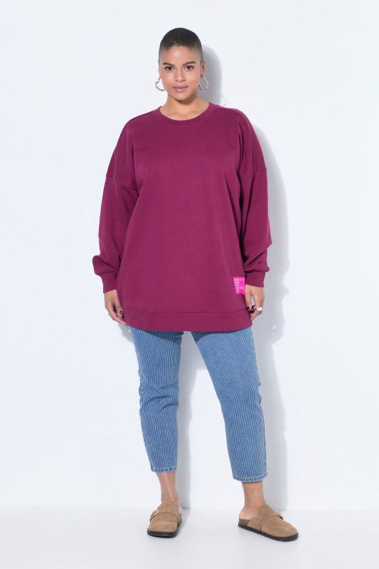Statement Patch Long Sleeve Sweatshirt