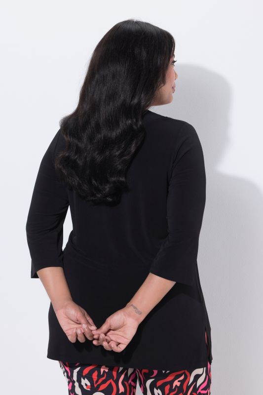 Туника със завъртян принт