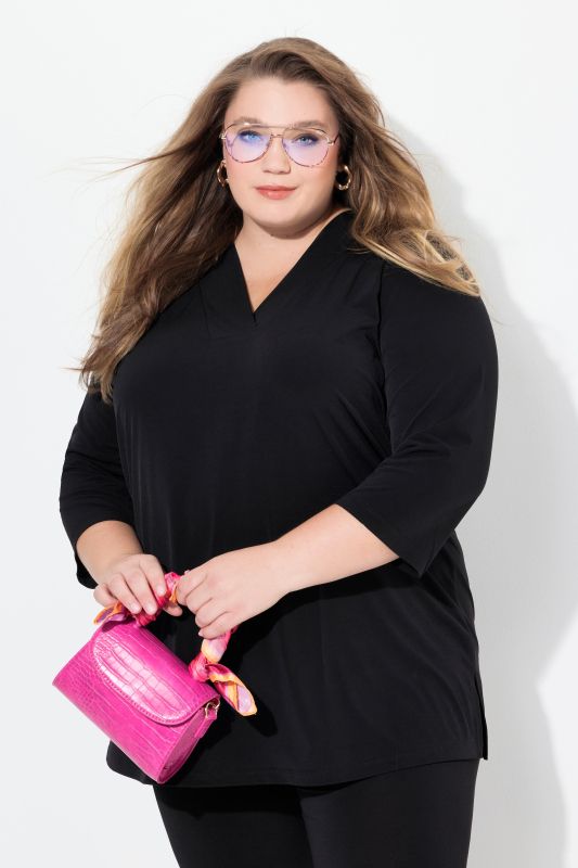 Туника със завъртян принт