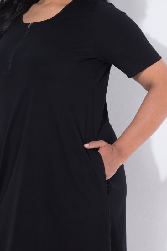 Туника с цип на деколтето