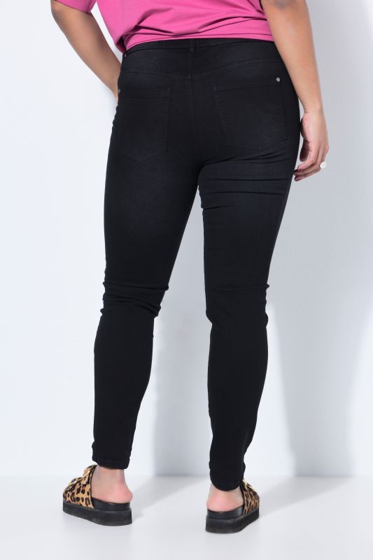 Дънки тесни с висока талия