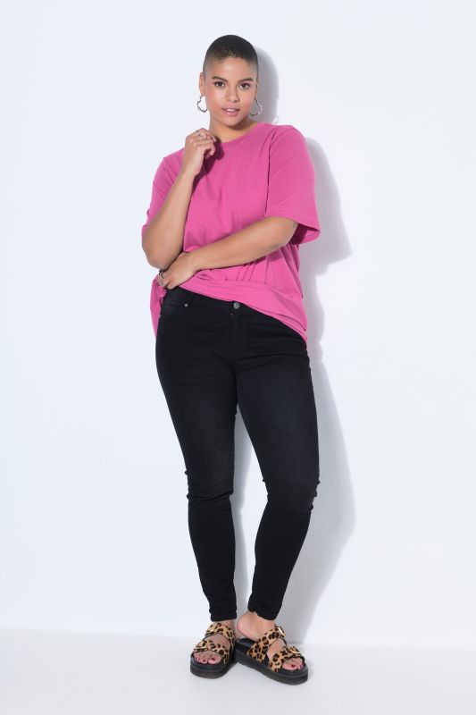 Дънки тесни с висока талия