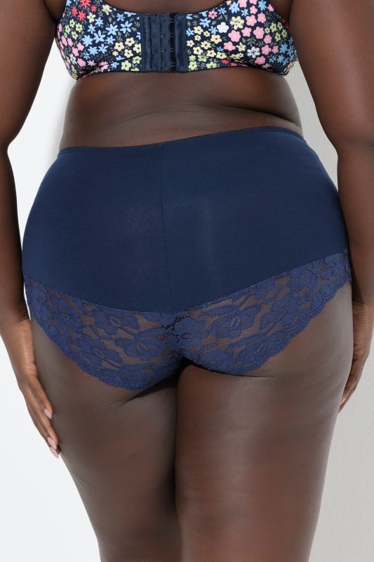 3 Pack Lace Panel Hipster Panties