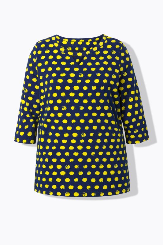 Тениска с принт на точки