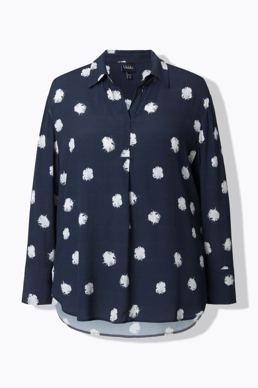 Блуза с абстрактни точки