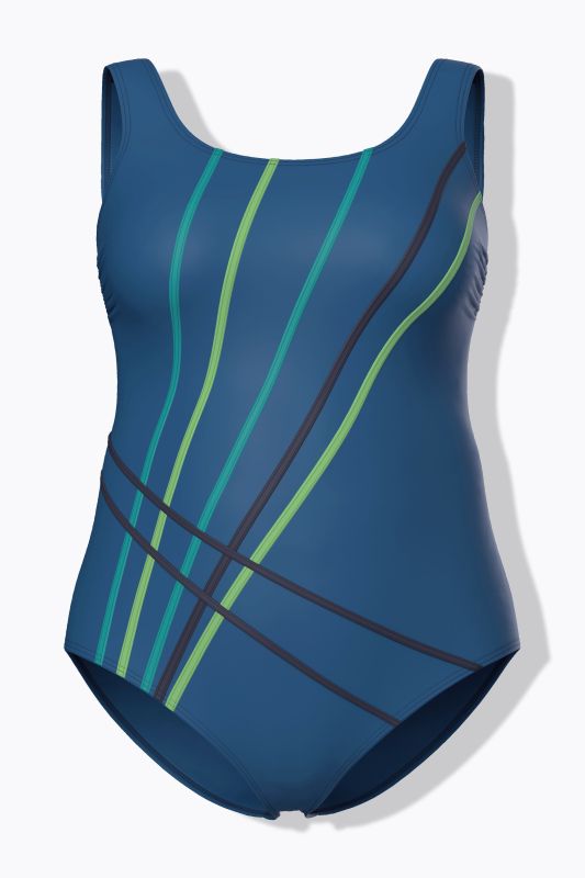 Бански спортен с райета