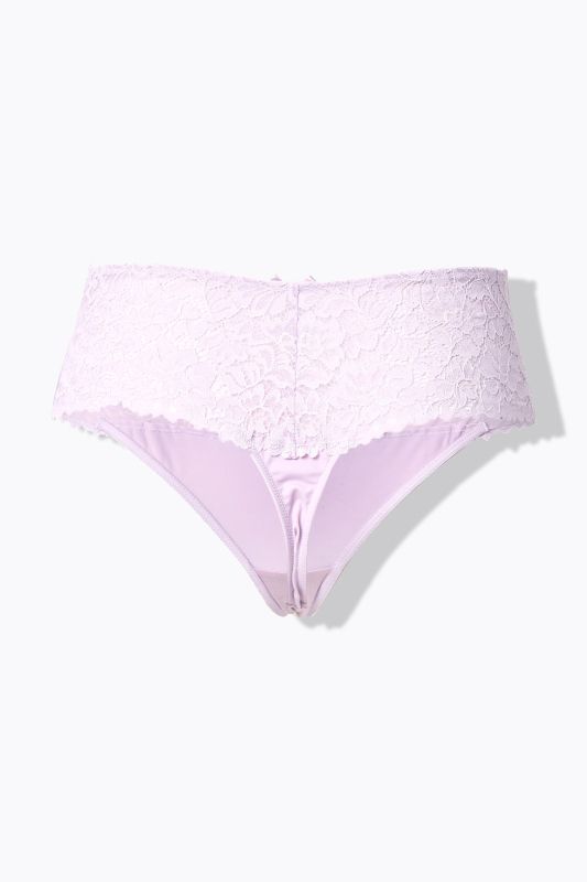 Sparkling Lace High-Rise Thong