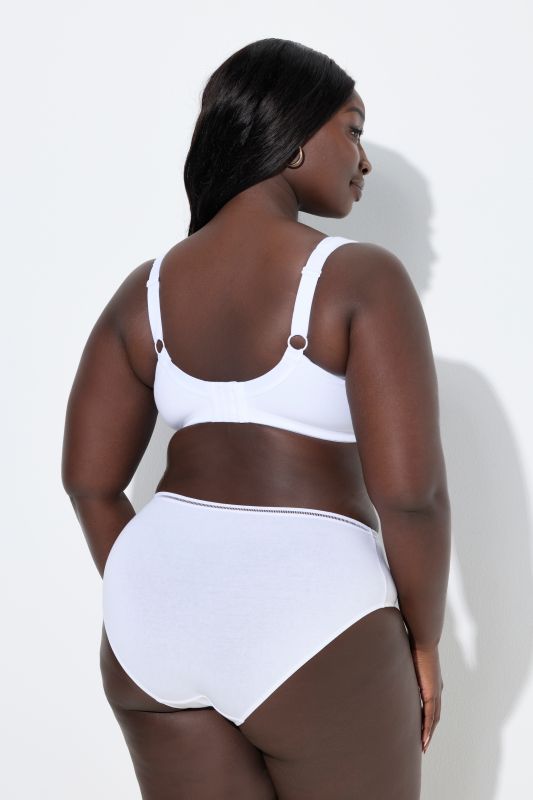 Openwork Lace Detail Relief Bra