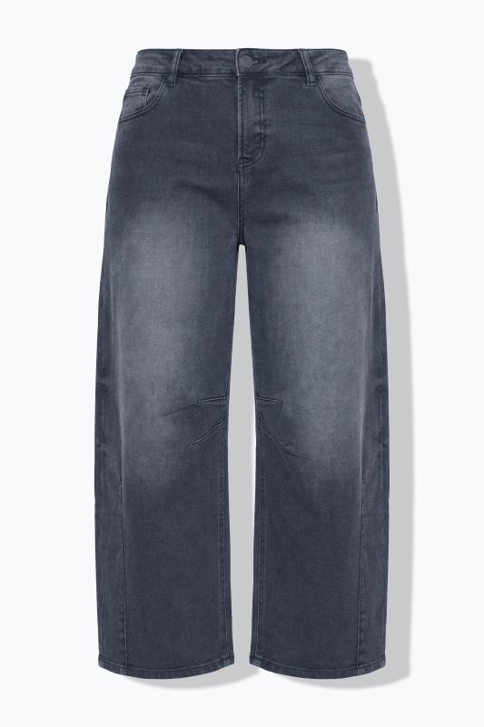 Дънки еластични с широки крачоли