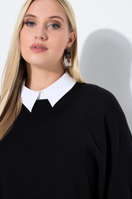 Wing Sleeve Knit Sweater