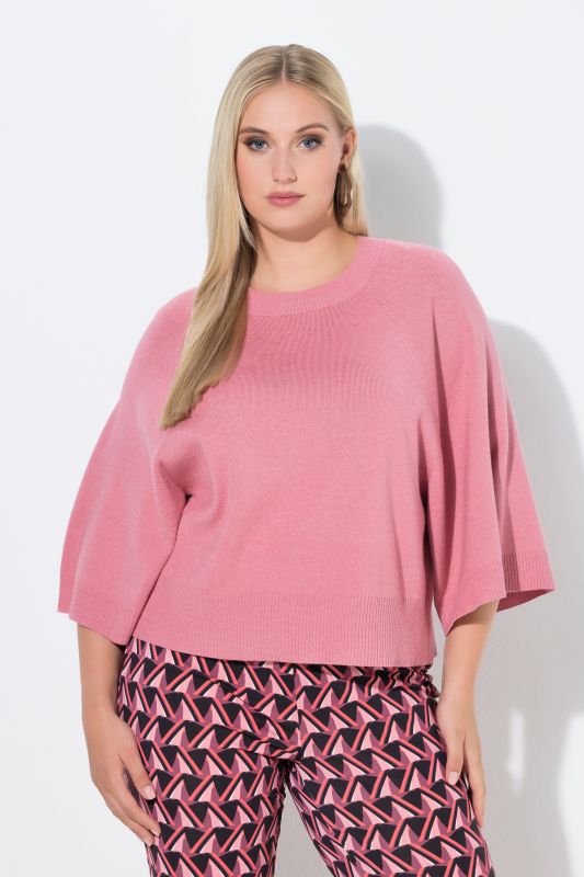 Wing Sleeve Knit Sweater