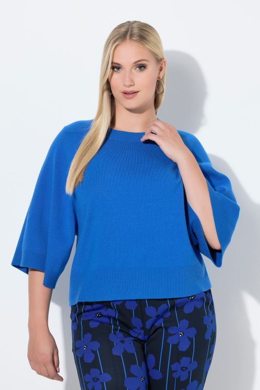 Wing Sleeve Knit Sweater