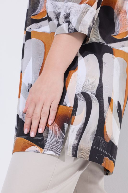 Туника с абстрактен принт