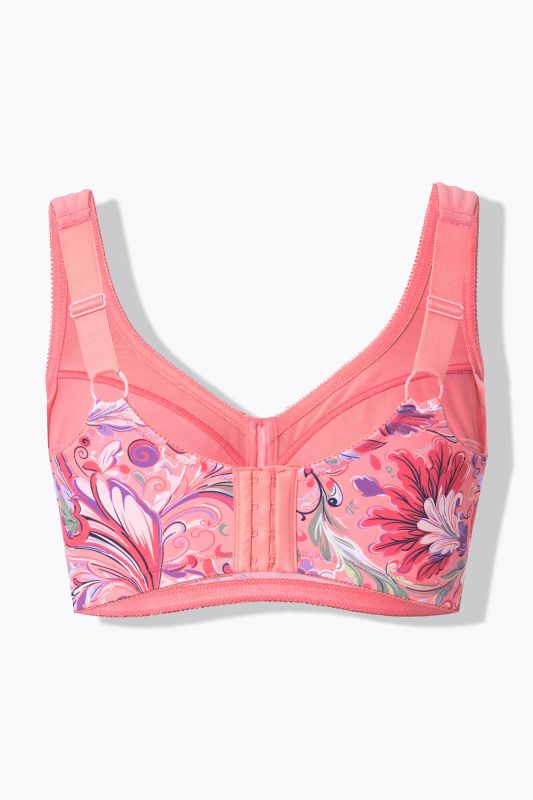 Pastel Floral Relief Bra
