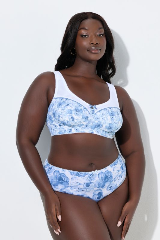 Porcelain Rose Relief Bra