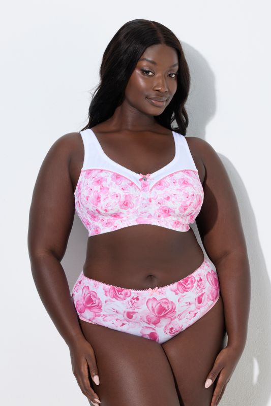 Porcelain Rose Relief Bra