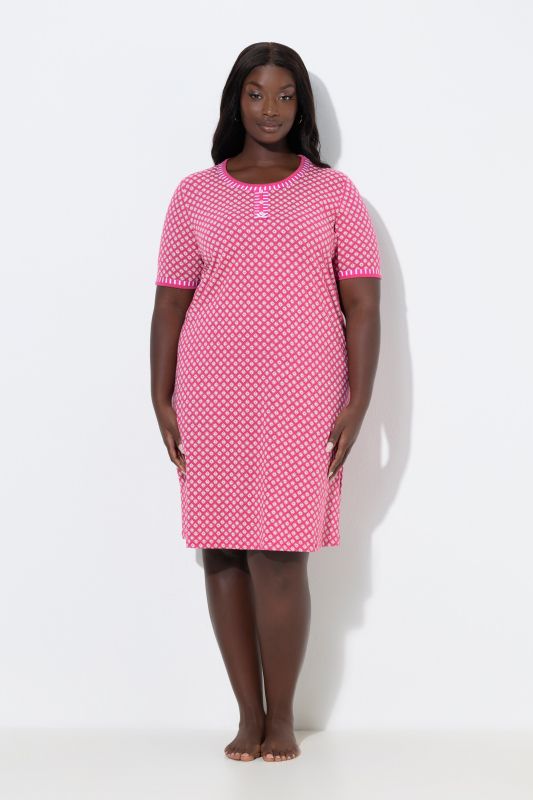 2 Pack Geometric Print Sleep Tees