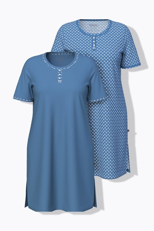 2 Pack Geometric Print Sleep Tees