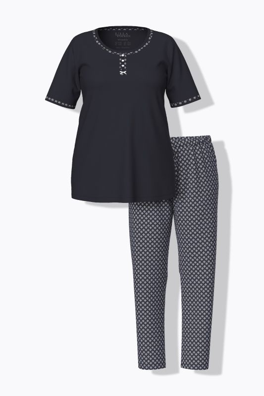 Geometric Print 2 Piece Pajama Set