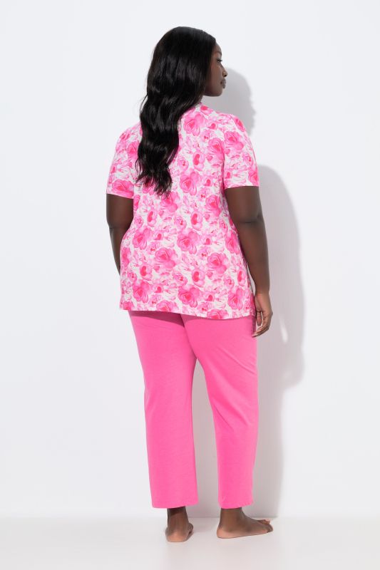 Porcelain Rose Two Piece Pajama Set