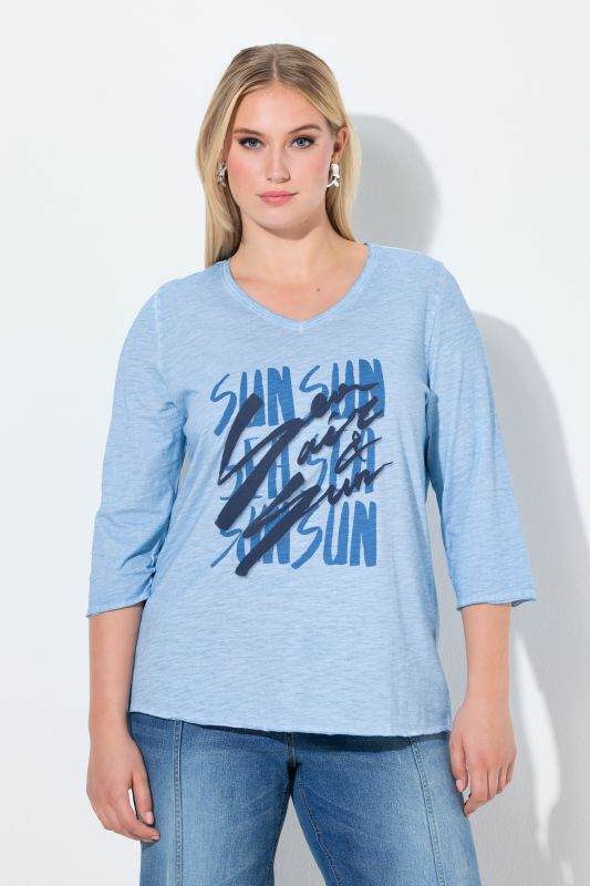 Тениска с графични надписи