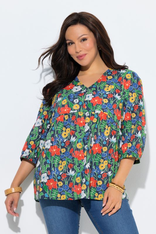 Sparkling Floral Blouse