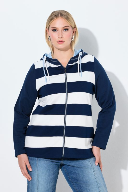 Block Striped Hoodie