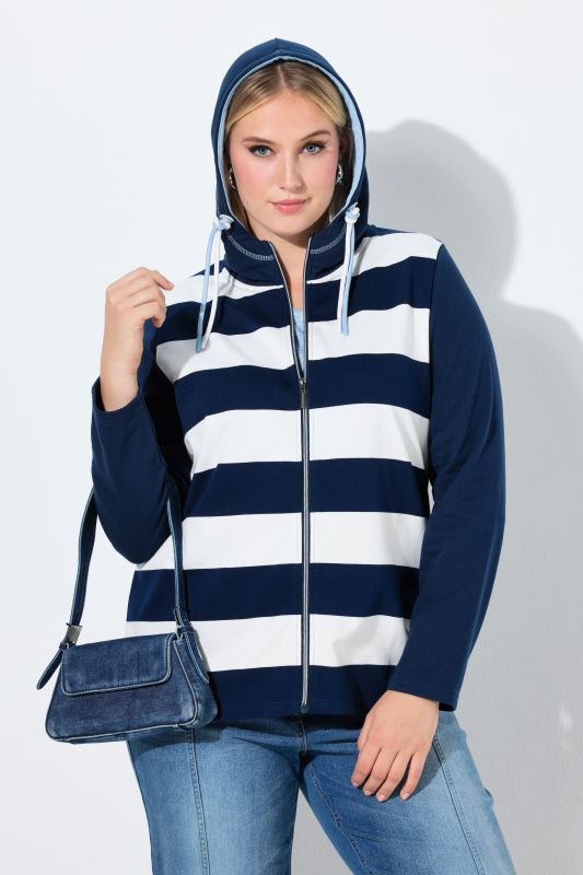 Block Striped Hoodie