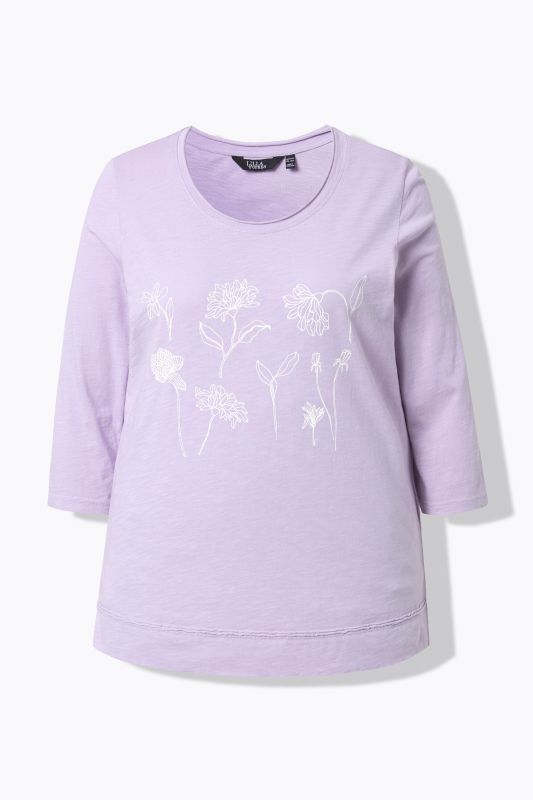 Тениска с ботанически принт