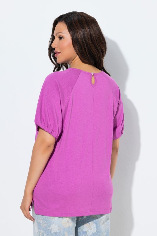 Тениска с буфан ръкав