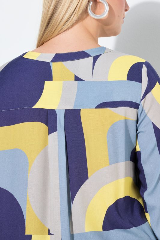 Туника тип риза с геометричен принт