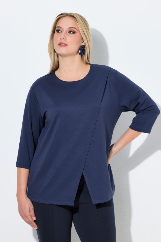 Asymmetric Modal Blend Sweatshirt