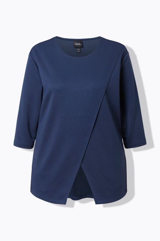 Asymmetric Modal Blend Sweatshirt