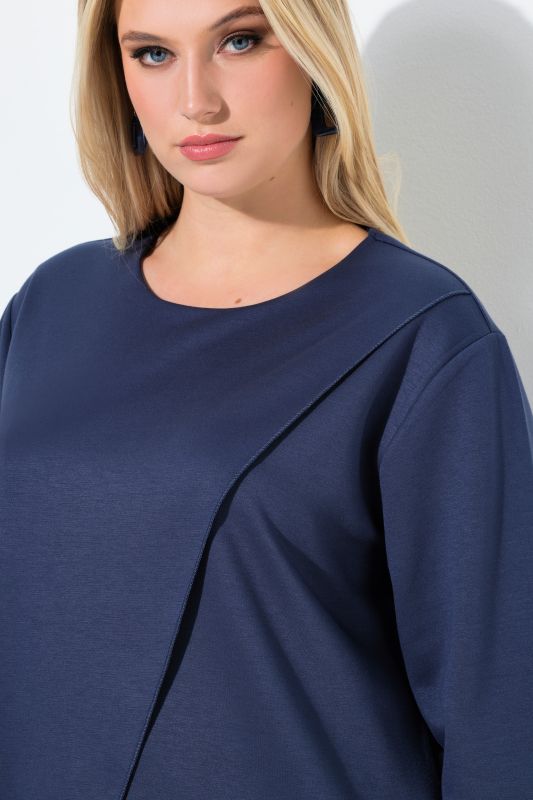 Asymmetric Modal Blend Sweatshirt