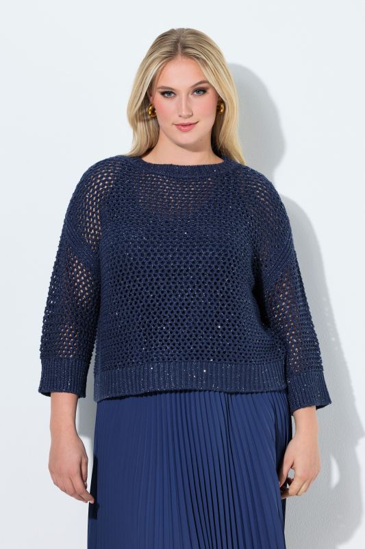 Пуловер с пайети