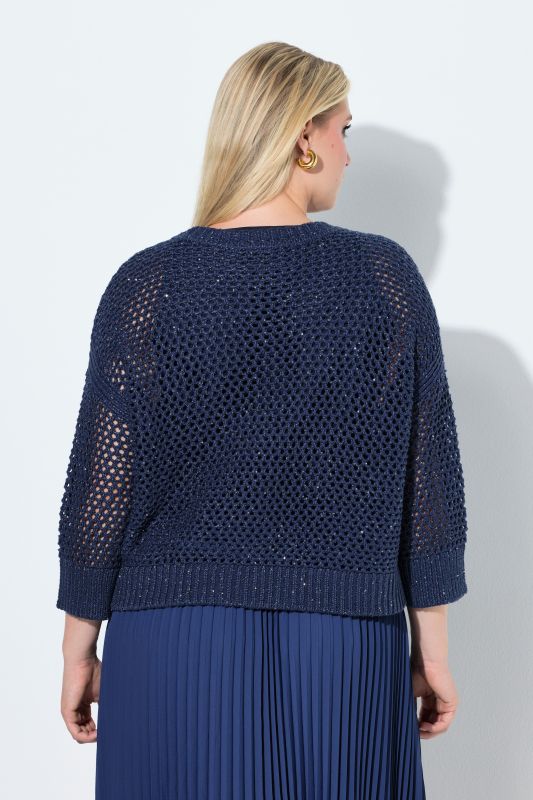 Пуловер с пайети