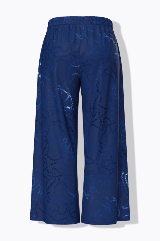 Панталон Palazzo с морски принт